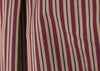 Sheen Button-Up in Red/Tan